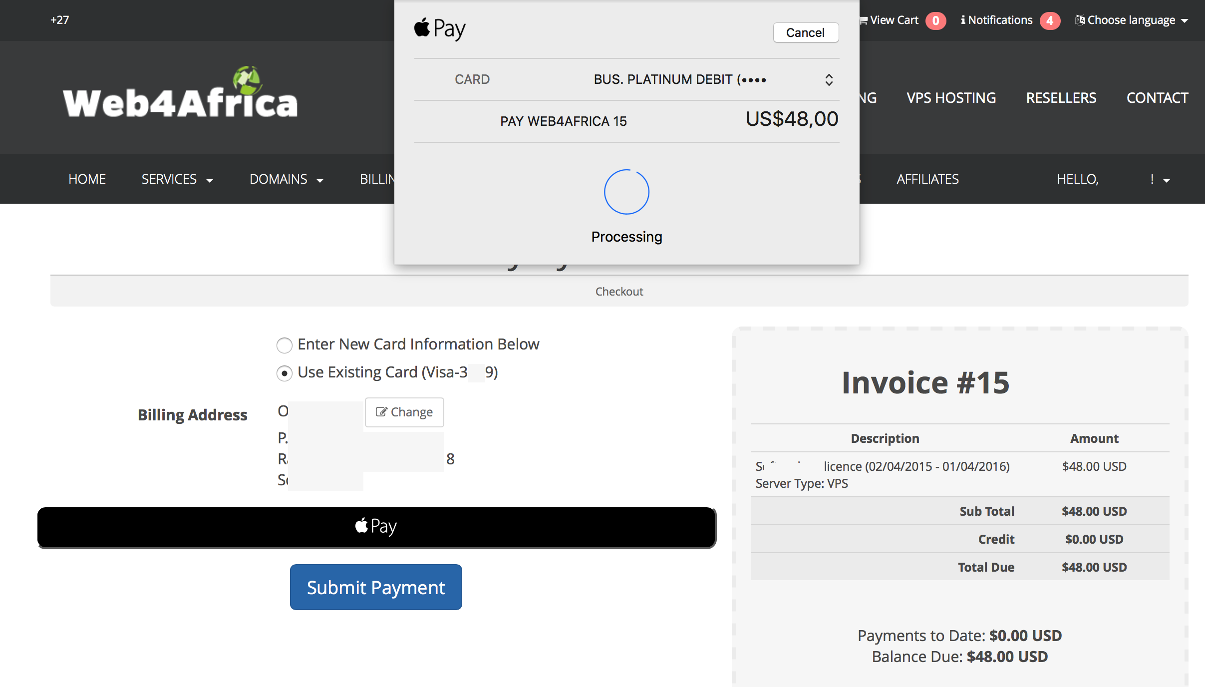 Web4africa Now Accepts Apple Pay In Addition To Bitcoin - 